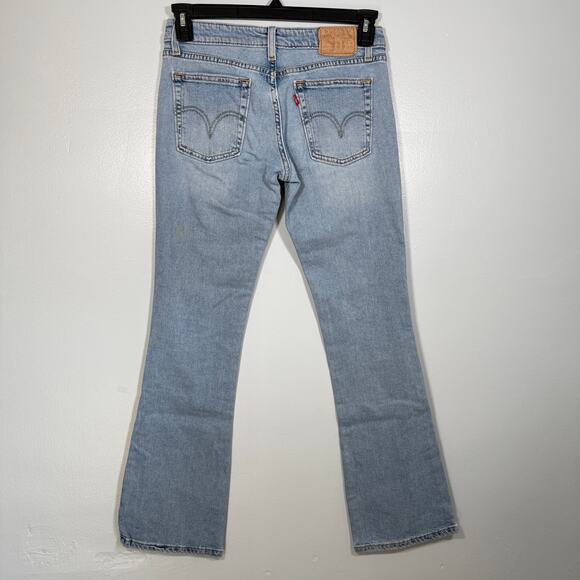 Levi’s 518 Superlow Bootcut Jeans 30 Light Wash Y2K Low Rise - Picture 3 of 7